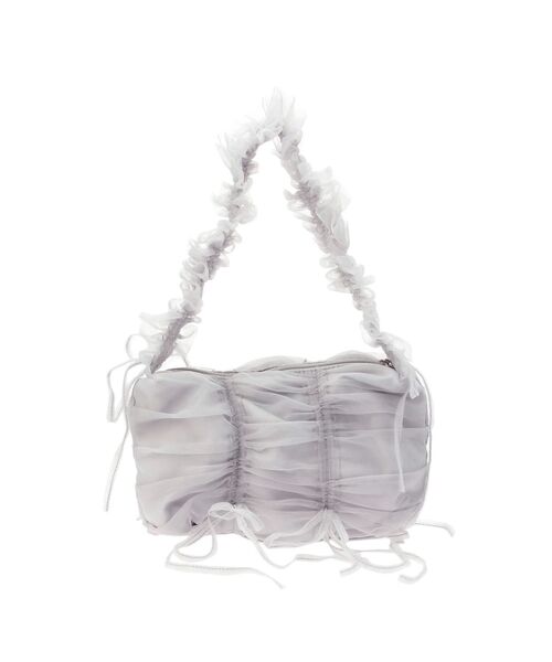 RESEXXY（リゼクシー）の「チュールデザインバッグ（ハンドバッグ・レディース・ホワイト/グレー・FREE）」の13枚目の写真
