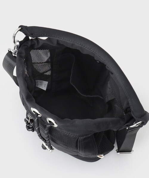 THE SHOP TK （ザ ショップ ティーケー ）の「メッシュナイロンコンビ巾着ショルダーバッグ（ショルダーバッグ・レディース・ブラック/グレー/オフホワイト・00）」の10枚目の写真