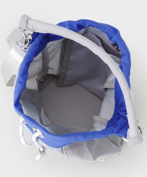 THE SHOP TK （ザ ショップ ティーケー ）の「メッシュナイロンコンビ巾着ショルダーバッグ（ショルダーバッグ・レディース・ブラック/グレー/オフホワイト・00）」の11枚目の写真