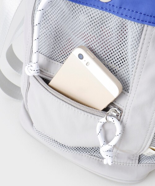 THE SHOP TK （ザ ショップ ティーケー ）の「メッシュナイロンコンビ巾着ショルダーバッグ（ショルダーバッグ・レディース・ブラック/グレー/オフホワイト・00）」の13枚目の写真