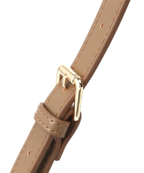 FREE'S MART（フリーズマート）の「◆メタルフラップバッグ（ショルダーバッグ・レディース・ベージュ/ブラック/ホワイト・ﾌﾘ-）」の18枚目の写真