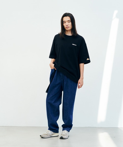 KELTY(ケルティ)の「ケルティ ロゴS/Sティーシャツ(Tシャツ/カットソー・レディース・ホワイト/ブラック/ネイビー/ベージュ/ヘザーグレー・M/L/S/XL)」の6枚目の写真