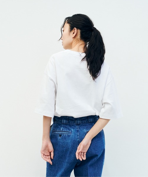 KELTY(ケルティ)の「ケルティ ロゴS/Sティーシャツ(Tシャツ/カットソー・レディース・ホワイト/ブラック/ネイビー/ベージュ/ヘザーグレー・M/L/S/XL)」の15枚目の写真