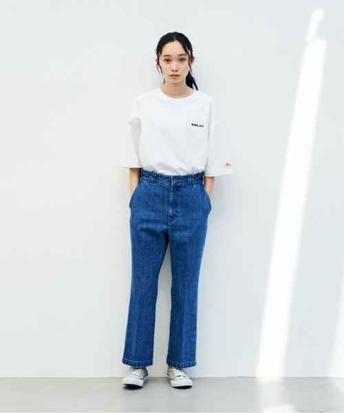 KELTY(ケルティ)の「ケルティ ロゴS/Sティーシャツ(Tシャツ/カットソー・レディース・ホワイト/ブラック/ネイビー/ベージュ/ヘザーグレー・M/L/S/XL)」の19枚目の写真
