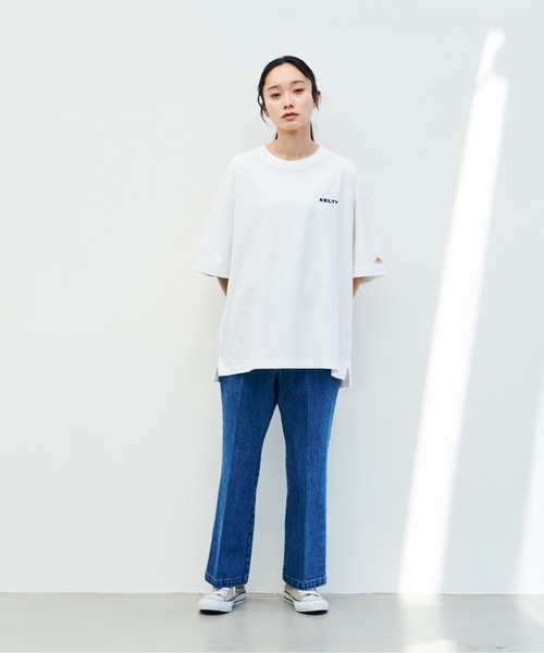 KELTY(ケルティ)の「ケルティ ロゴS/Sティーシャツ(Tシャツ/カットソー・レディース・ホワイト/ブラック/ネイビー/ベージュ/ヘザーグレー・M/L/S/XL)」の22枚目の写真