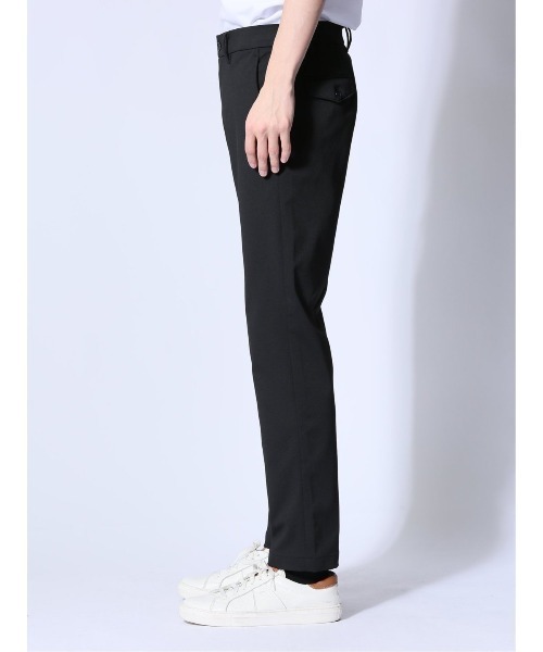 m.f.editorial（エムエフエディトリアル）の「【ストレッチ ウォッシャブル】m.f.エディトリアル メンズ circle motion JERSEY スリムパンツ(セットアップ可能)（その他パンツ・メンズ・ブラック/グレー系その他2・MEDIUM/LARGE/X-LARGE/S）」の6枚目の写真