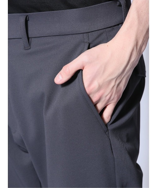 m.f.editorial（エムエフエディトリアル）の「【ストレッチ ウォッシャブル】m.f.エディトリアル メンズ circle motion JERSEY スリムパンツ(セットアップ可能)（その他パンツ・メンズ・ブラック/グレー系その他2・MEDIUM/LARGE/X-LARGE/S）」の18枚目の写真