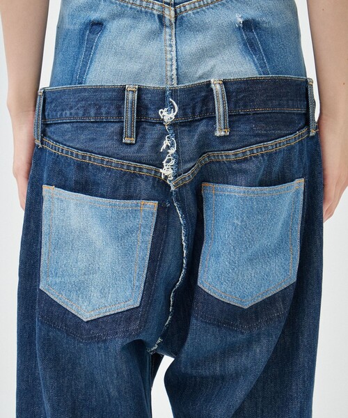 KANAYA様 ダブルウエストデニムパンツ Mサイズ KANAYA様 ダブル