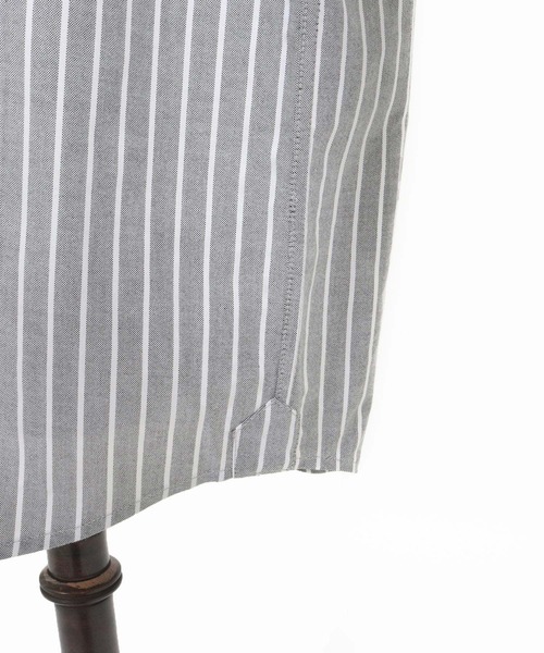 felkod(フィルコッド)の「ms6009- Zip Pocket Stripe Band collar Shirts バンドカラーシャツ(シャツ/ブラウス・メンズ・ブルー系その他/ブラック系その他・L/M/S)」の14枚目の写真