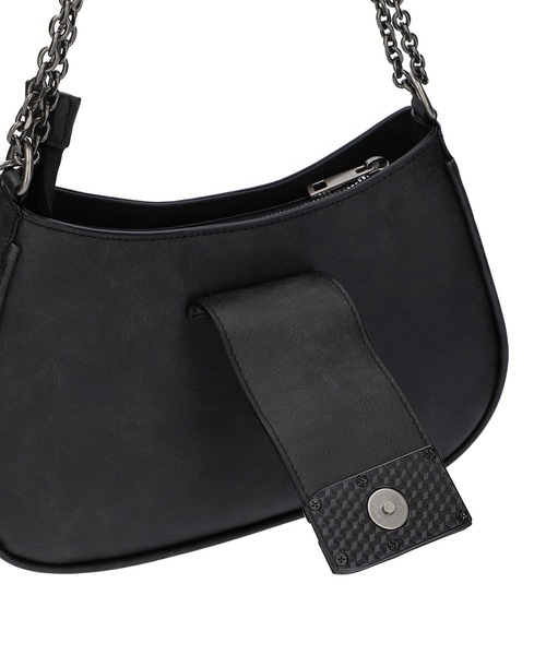 miki様 ご確認用☺︎✨ LOGO MARK FAUX LEATHER BAG（ショルダーバッグ）｜X-girl