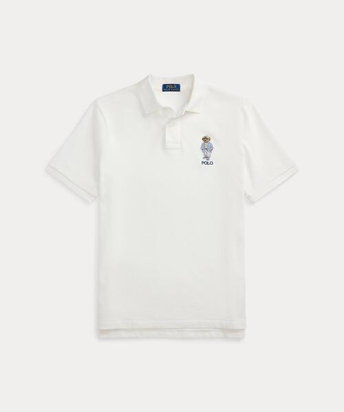 POLO RALPH LAUREN(ポロ ラルフ ローレン)の「クラシック フィット Polo ベア メッシュ ポロシャツ(ポロシャツ・メンズ・ホワイト・XS/XL/S/M/L/XXL)」の5枚目の写真