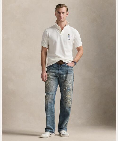 POLO RALPH LAUREN(ポロ ラルフ ローレン)の「クラシック フィット Polo ベア メッシュ ポロシャツ(ポロシャツ・メンズ・ホワイト・XS/XL/S/M/L/XXL)」の6枚目の写真
