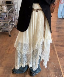 Vipoa | レースティアードスカート(スカート)