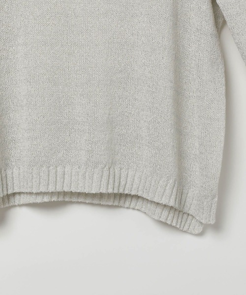 BAYFLOW（ベイフロー）の「ブライトシアーニットプルオーバー（ニット/セーター・レディース・ベージュ/ライトブルー/オフホワイト・FREE）」の21枚目の写真