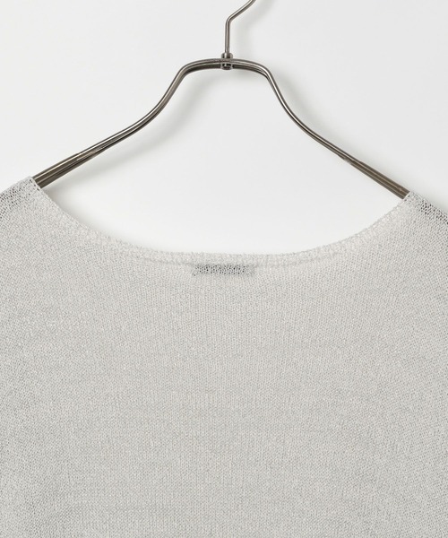 BAYFLOW（ベイフロー）の「ブライトシアーニットプルオーバー（ニット/セーター・レディース・ベージュ/ライトブルー/オフホワイト・FREE）」の22枚目の写真