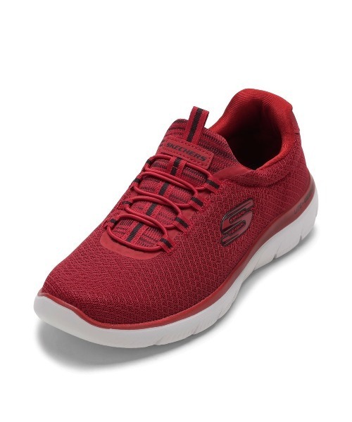 SKECHERS(スケッチャーズ)の「【SKECHERS】 SUMMITS(スニーカー・メンズ・レッド/チャコールグレー・25.5cm/26.0cm/26.5cm/27.0cm/27.5cm/28.0cm/25.0cm)」の2枚目の写真