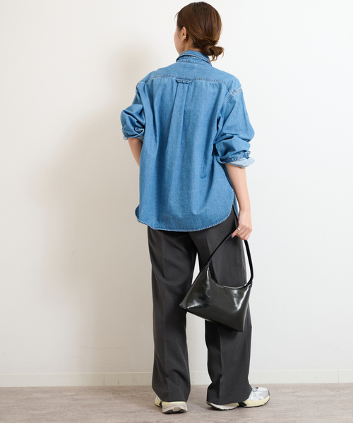 【超美品】JOURNAL STANDARD relume マットタックパンツ JOURNAL STANDARD relume スラックス パンツ 「追加2」マット