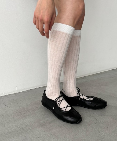 MaxMara LACEUP レースアップフラットシューズカーフスキン♪ フラットシューズ