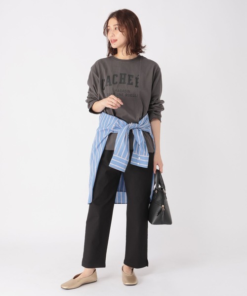セール】リメイク風切り替えロンT（Tシャツ/カットソー