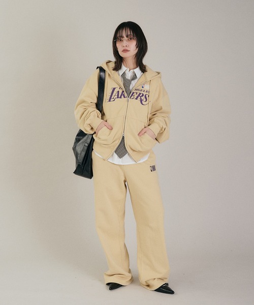 セール】Perushu / NBA ヘビーウェイトヴィンテージ加工ロゴ刺繍