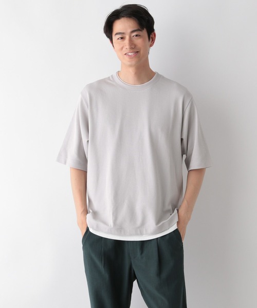 セール】クルーネックレイヤード/半袖/一部店舗限定/321976（Tシャツ