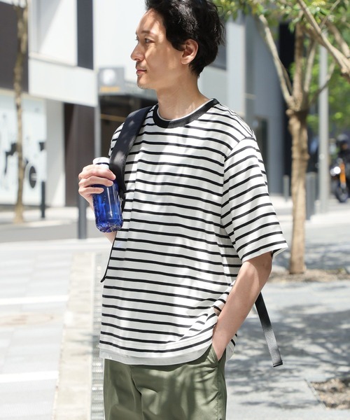 GLOBAL WORK(グローバルワーク)の「クルーネックレイヤード/半袖/一部店舗限定/321976(Tシャツ/カットソー・メンズ・ホワイト系その他/チャコールグレー/ライトグレー/グリーン/ブルー・SMALL/MEDIUM/LARGE/X-LARGE)」の19枚目の写真