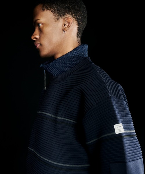 elephant TRIBAL fabrics(エレファントトライバルファブリックス)の「elephant TRIBAL fabrics Modern Knit Shirt(ニット/セーター・メンズ・ブラック/ネイビー/ブラウン・FREE)」の5枚目の写真