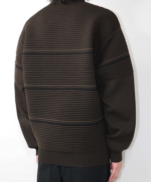 elephant TRIBAL fabrics(エレファントトライバルファブリックス)の「elephant TRIBAL fabrics Modern Knit Shirt(ニット/セーター・メンズ・ブラック/ネイビー/ブラウン・FREE)」の11枚目の写真