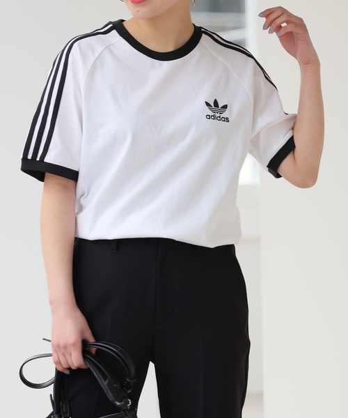 24SS新作ベーシックTシャツ【Adidas】3 STRIPE TEE 2色◆送料込 セール】【adidas originals / アディダス オリジナルス】3