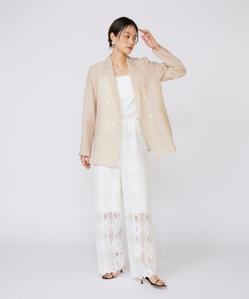 Jean Paul GAULTIERオーガンジーストライプシースルージャケット セール】オーガンジーシースルージャケット（テーラード