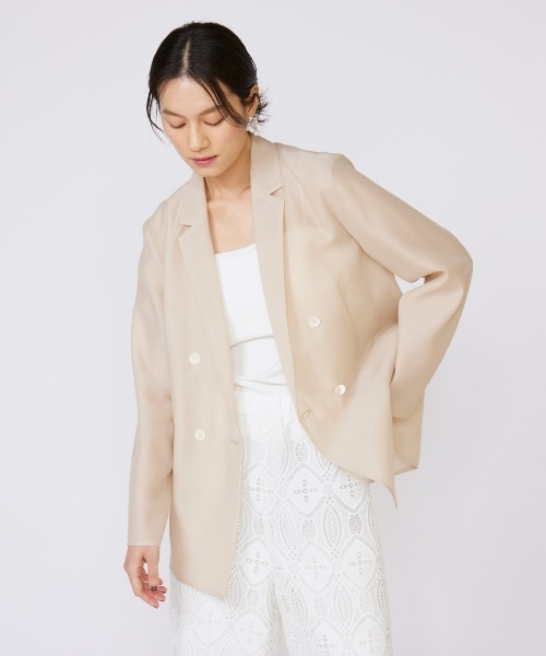 【関税込み】Youth ベージュ カットオフ ジャケット 1.jpg