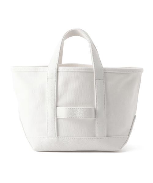 Ray BEAMS（レイビームス）の「Ctrl freak / アウトドア　キャンバス トート S（トートバッグ・レディース・ホワイト/シルバー/レッド・ONE SIZE）」の21枚目の写真