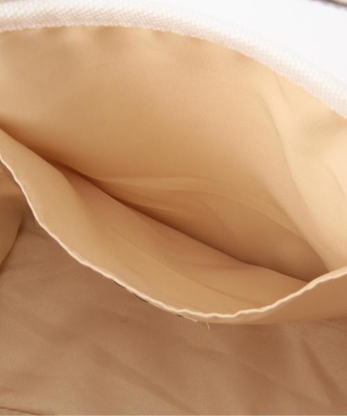 Ray BEAMS（レイビームス）の「Ctrl freak / アウトドア　キャンバス トート S（トートバッグ・レディース・ホワイト/シルバー/レッド・ONE SIZE）」の9枚目の写真