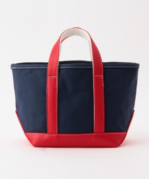 Ray BEAMS（レイビームス）の「Ctrl freak / アウトドア　キャンバス トート S（トートバッグ・レディース・ホワイト/シルバー/レッド・ONE SIZE）」の12枚目の写真