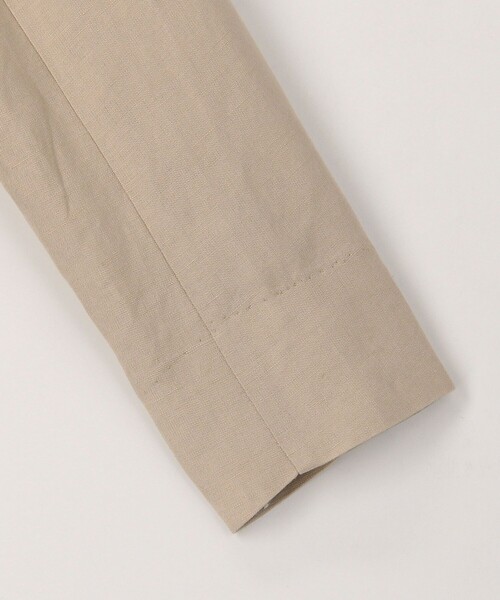 MICO COULIER（ミコクリエ）の「イージーケアリネンジャケット（テーラードジャケット・レディース・キナリ/ネイビー/ベージュ・38）」の18枚目の写真