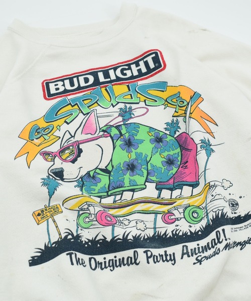 LABORATORY R（ラボラトリーアール）の「【ヴィンテージ古着】90’s “BUD LIGHT” 企業ロゴ スウェット（スウェット・メンズ・ホワイト・MEDIUM）」の2枚目の写真