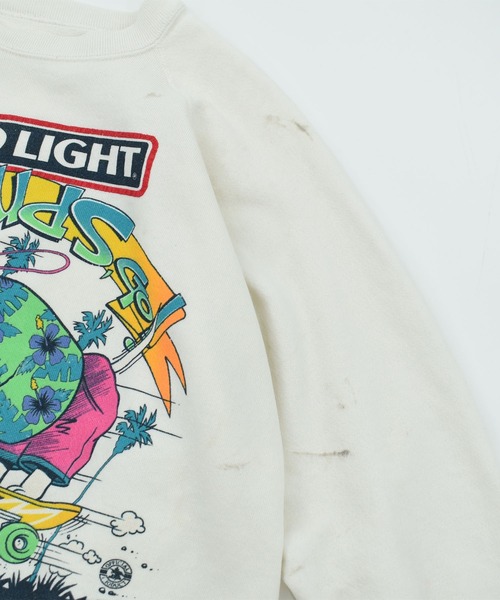 LABORATORY R（ラボラトリーアール）の「【ヴィンテージ古着】90’s “BUD LIGHT” 企業ロゴ スウェット（スウェット・メンズ・ホワイト・MEDIUM）」の12枚目の写真