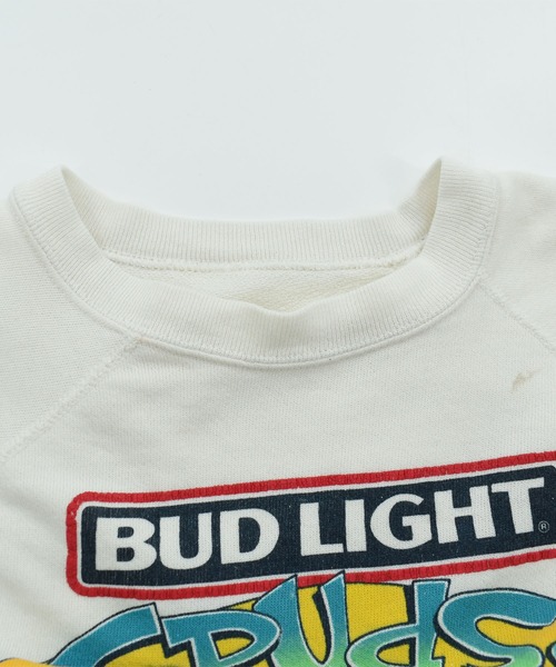 LABORATORY R（ラボラトリーアール）の「【ヴィンテージ古着】90’s “BUD LIGHT” 企業ロゴ スウェット（スウェット・メンズ・ホワイト・MEDIUM）」の4枚目の写真