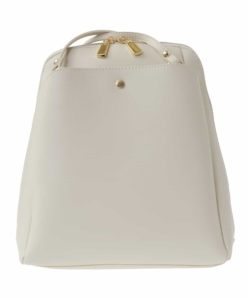 a.v.v（アーヴェヴェ）の「【2WAY】リュック/ショルダーバッグ（ショルダーバッグ・レディース・ベージュ/ブラック/アイボリー・38）」の15枚目の写真