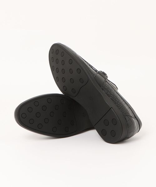 HIDEAWAYS NICOLE（ハイダウェイニコル）の「アラカルト ビットスリッポンシューズ（スリッポン・メンズ・ブラック系その他2/オフホワイト/ブラック系その他/パイソン・25.5cm/26.5cm/27.5cm）」の6枚目の写真