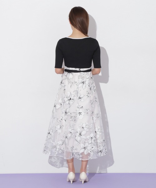 JILL by JILL STUART(ジルバイジルスチュアート)の「◇ニット×オパールドッキングワンピース(ワンピース・レディース・ラベンダー/ブラック・MEDIUM/SMALL)」の17枚目の写真