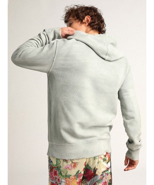 GOLDEN GOOSE（ゴールデングース）の「Miami Journey スウェットフーディー（パーカー・メンズ・グレー系その他・S/XS/L/M）」の4枚目の写真