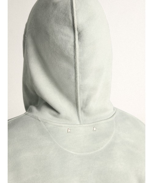 GOLDEN GOOSE（ゴールデングース）の「Miami Journey スウェットフーディー（パーカー・メンズ・グレー系その他・S/XS/L/M）」の5枚目の写真