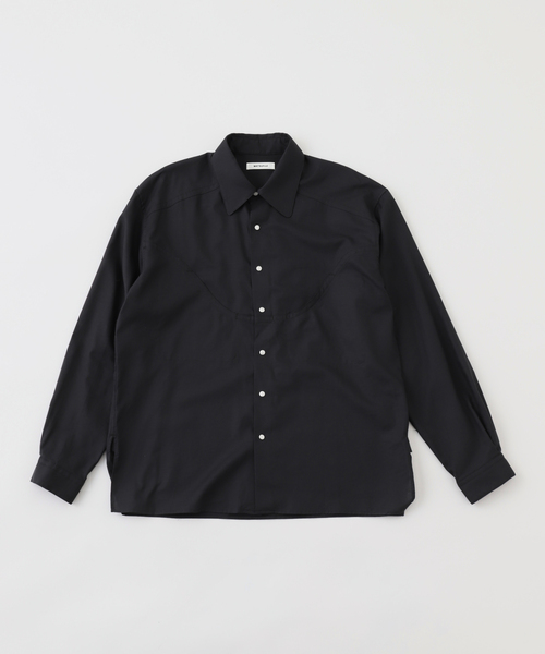 MATSUFUJI(マツフジ)の「MATSUFUJI / マツフジ WESTERN TWILL SHIRT M251-0302B(シャツ/ブラウス・メンズ・ブラック/ネイビー・2)」の1枚目の写真