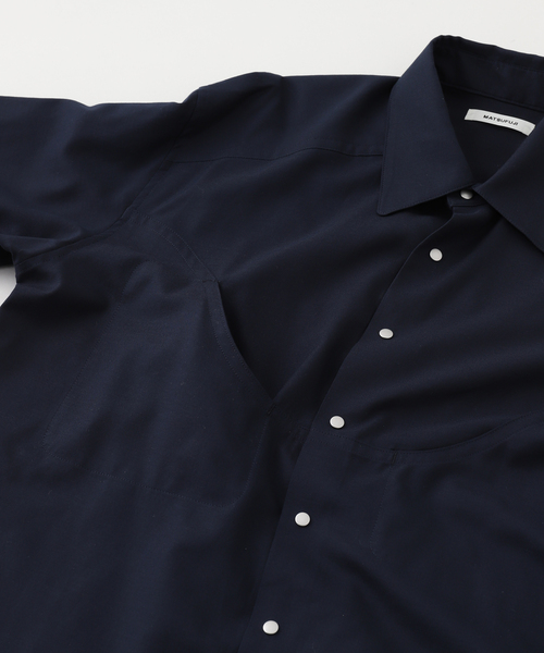 MATSUFUJI(マツフジ)の「MATSUFUJI / マツフジ WESTERN TWILL SHIRT M251-0302B(シャツ/ブラウス・メンズ・ブラック/ネイビー・2)」の5枚目の写真