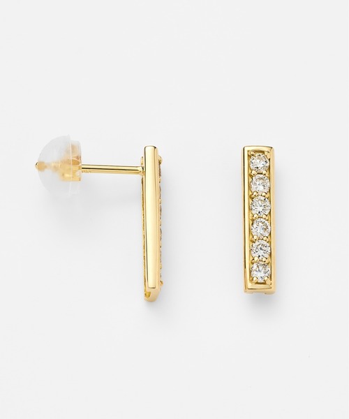 K18 ダイヤモンド ピアス（ピアス（両耳用））｜Jewel closet by L&Co 