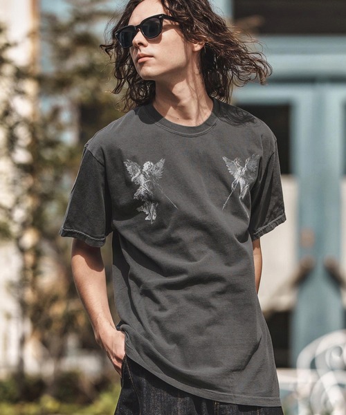 mt9729- ピグメントTシャツ_Angels（Tシャツ/カットソー）｜CAMBIO
