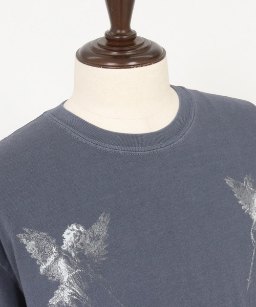 CAMBIO(カンビオ)の「mt9729- ピグメントTシャツ_Angels(Tシャツ/カットソー・メンズ・アイボリー/ブラック系その他/ブルー系その他・S/M/L/XL)」の22枚目の写真