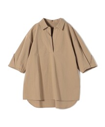 SHIPS Colors:〈手洗い可能〉ストレッチ スキッパー シャツ◇