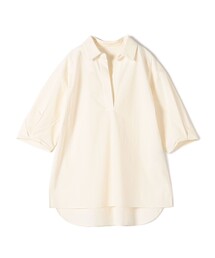 SHIPS Colors:〈手洗い可能〉ストレッチ スキッパー シャツ◇